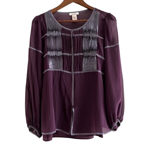 Sundance Tops - *SOLD* Sundance 100% Silk Sheer Top w/ Camisole